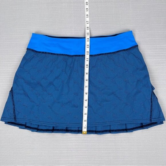RARE Print! Lululemon Run: Pace Setter Tennis Golf Skirt Skort Sz. 8 - Picture 5 of 13